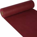 Papstar Table Runner, Similar To Fabric, Fleece Soft Selection 24 Mx 40 Cm Bordeaux