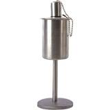 Esschert Design Oil Torch Standing Stainless Steel Silver Oil Lamp