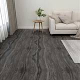 vidaXL 20x Self-adhesive Flooring Planks PVC 1.86 m Dark Grey Floor Tile