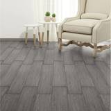 Flooring vidaXL Self-adhesive PVC Flooring Planks 5.21 m 2 mm Dark Grey