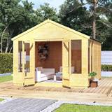 BillyOh Firewood Shed BillyOh Holly Tongue and Groove Apex Summerhouse PT-8x8 T&G Apex Summerhouse