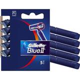 Gillette 5 Blue II Mens Disposable Travel Razors with 2 Precision Comfort Blades
