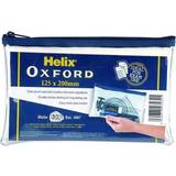Pencil Case Helix Oxford 8 inch Clear Pencil Case