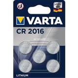 Varta Batteries - Button Cell Batteries Batteries & Chargers Varta CR2016 3 V Batteries 5 pack