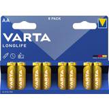 Batteries & Chargers Varta Longlife AA 8 pcs