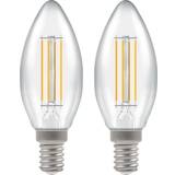 Candle Light Bulbs Crompton LED Candle Filament Dimmable Clear 5W 2700K SES-E14