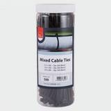 Timco Cable Ties Mixed Black
