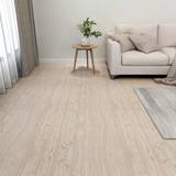 vidaXL Self-adhesive Flooring Planks 20 pcs PVC 1.86 mÂ² Light Brown