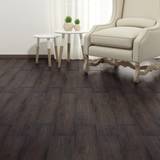 vidaXL Self-adhesive PVC Flooring Planks 2.51 mÂ² 2 mm Dark Brown