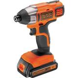Black & Decker 1.5AH Cordless With Battery Impact Driver-18V