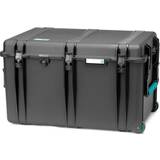 HPRC 2800WCUB Wheeled Resin Hard Case with Cubed Foam, Black with Blue Handle