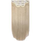 Clip-On Extensions Lullabellz Super Thick Straight Clip In Hair Extensions 22 inch California Blonde 5-pack