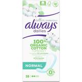 Always Pantiliners Always Dailies Organic Cotton Protection Normal 28-pack 28-pack