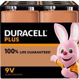 Batteries - Black Batteries & Chargers Duracell 9V Plus 4-pack
