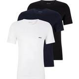 Hugo Boss T-shirts Hugo Boss Logo Embroidered T-shirt 3-pack - Black/Blue/White