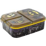 Lunch Boxes Stor Batman Symbol Multi Compartment Sandwich Box