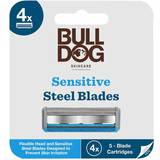 Bulldog Shaving Gel Shaving Accessories Bulldog Sensitive Steel Blades 4-pack