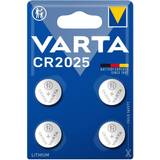 Varta Batteries - Button Cell Batteries Batteries & Chargers Varta CR2025 Lithium Coin 4 pcs