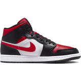 Nike Air Jordan 1 Mid M - White/Black/Fire Red