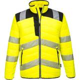 Yellow Work Jackets Portwest PW371 - PW3 Hi-Vis Baffle Jacket