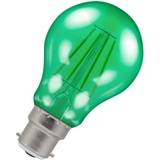 Green LED Lamps Crompton LED Filament GLS 4.5W Green BC-B22d