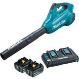 Makita 18v leaf blower Makita DUB362PT2 Twin 18v Clordless Leaf Blower With Twin Charger &amp