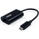 Nilox Network Cards & Bluetooth Adapters Nilox "Nätkort Adaptador de red USB-C/RJ45 GIGABIT"