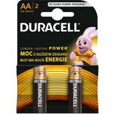 Aa batterier Duracell Alkaliska AA-batterier 2-pack