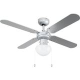 Ceiling Fans MiniSun 4 Blade Fan Frosted Bulb