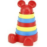 Green Toys Stacking Toys Green Toys Disney Baby Exclusive Mickey Mouse Stacker Red
