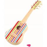 Lelin Wooden Stripe Striped Decor Guitar Childrens Musical Instrument