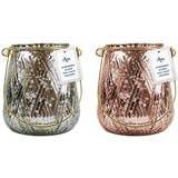 Mirrored Glass Tea Light Holders Silver Or Rose Gold/1 x Silver Candle Holder