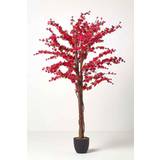 Christmas Decorations Homescapes Artificial Blossom Tree Cerise Pink Silk Flowers 5 Feet Christmas Tree