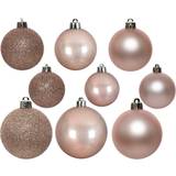 Decoris Baubles Blush Pink Christmas Tree Ornament 6cm 30pcs