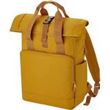 BagBase Roll Top Twin Handle Laptop Bag (One Size) (Mustard Yellow)