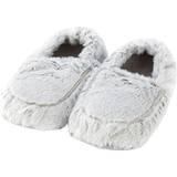 Warmies Microwavable Slippers Marshmallow Grey