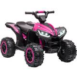 Plastic ATVs Homcom 12V Quad Bike Kids Ride on Car Pink