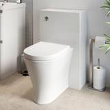 Toilets Regis White Gloss Concealed Cistern Unit 500 x 215mm