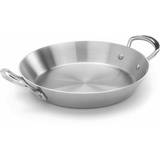 Stainless Steel Paella Pans Samuel Groves Classic Stainless Steel Triply 26 cm
