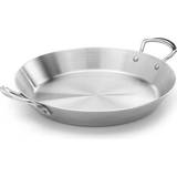 Stainless Steel Paella Pans Samuel Groves Classic Stainless Steel Triply 30 cm