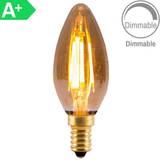 Bell LED Lamps Bell 4W Vintage Candle Dimmable LED E14/SES BL01454