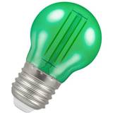 Green LED Lamps Crompton LED Filament Round 4.5W Green ES-E27