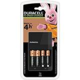 Battery Chargers - Chargers Batteries & Chargers Duracell High Speed Battery Charger with 2 x AA and 2 x AAA Batteries