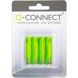 Batteries - Green Batteries & Chargers Q-CONNECT AAA Battery (Pack of 4) KF00488
