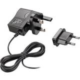 Poly Chargers Batteries & Chargers Poly Plantronics SPARE,MX10 M12,UK/EURO,AC/DC ADAPTOR