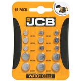 LR43 Batteries & Chargers JCB Watch Batteries Pack 15 [S9715]