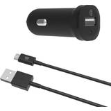 Griffin 2.4A Car Charger with Micro-USB Cable Black