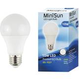 MiniSun Light Bulbs MiniSun 10 x 10W ES E27 Cool White LED GLS Bulbs