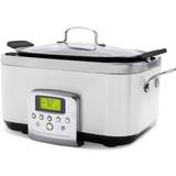 White Slow Cookers GreenLife 6 Qt. Slow Cloud Cream