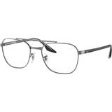 Silver Glasses & Reading Glasses Ray-Ban Rb6485 Black On Transparent Demo Lens Lenses Polarized 53-19